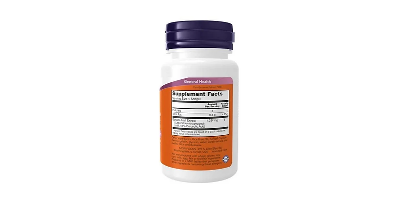 Now Foods GlucoFit, 60 Softgels