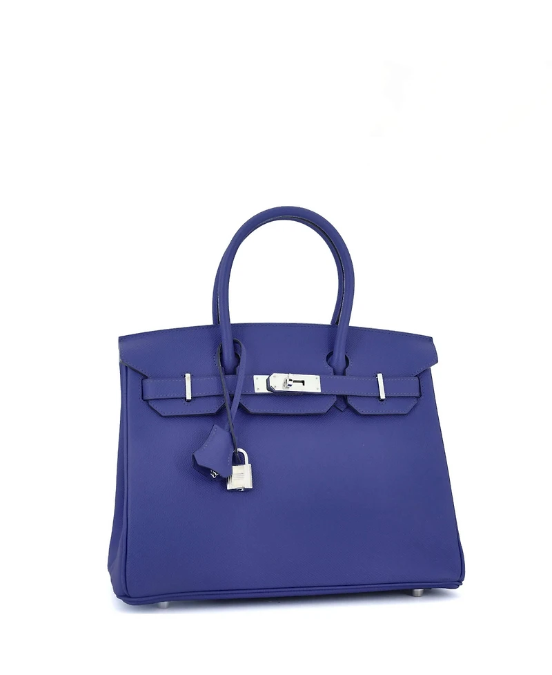 Pre-Owned HERMA‰S Birkin 30 Handbag Epsom with Palladium Hardware