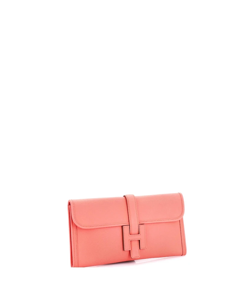 Pre-Owned HERMA‰S 29 Jige Elan Clutch Epsom