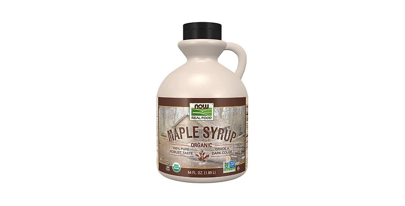 Now Foods Maple Syrup, Grade A 64 oz