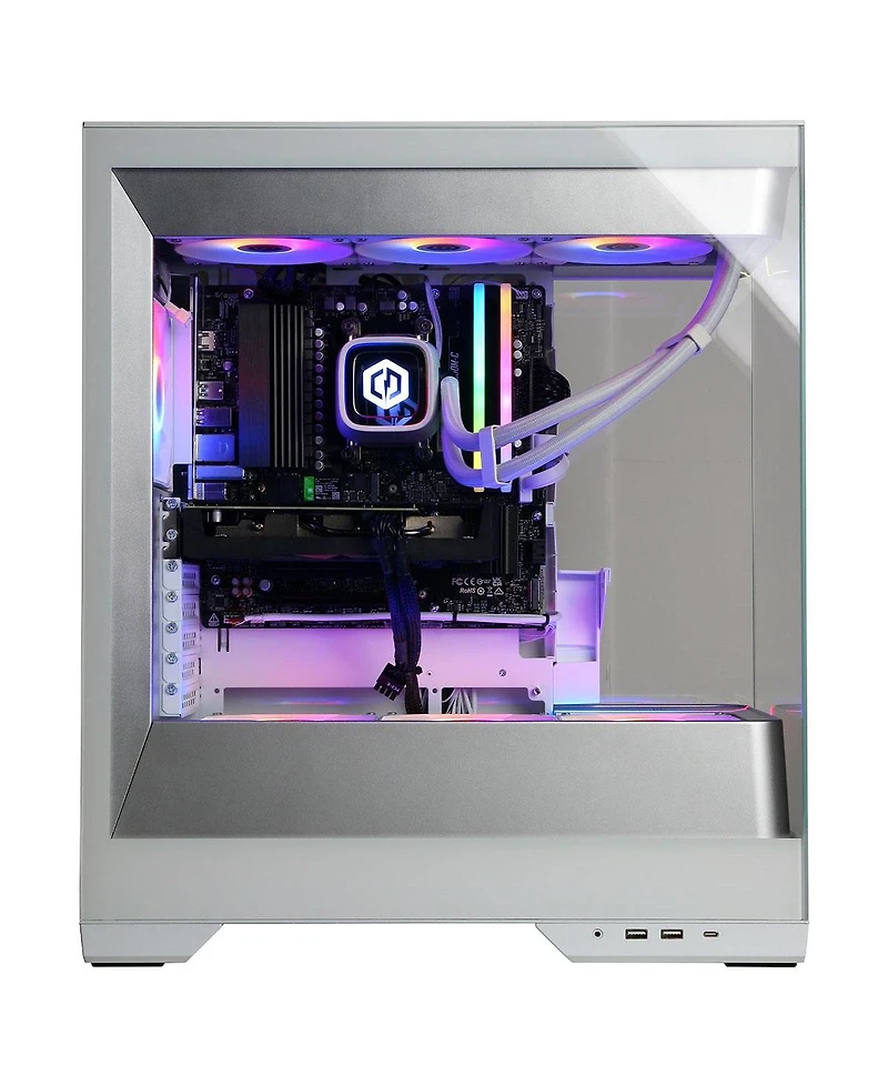 CyberPowerPC Gamer Supreme Liquid Cooled Gaming Desktop Computer, Amd Ryzen 7 7800X3D 4.2GHz, 32GB Ram, 2TB Ssd, Amd Radeon Rx 9060 Xt 16GB, Windows