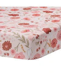 Bedtime Originals Flower Power 3-Piece Floral Baby Nursery Crib Bedding Set
