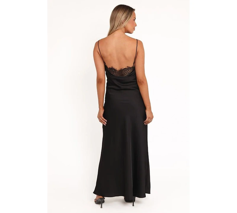Petal and Pup Women's Evana Lace Maxi Dress - Black Xl
