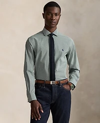 Polo Ralph Lauren Men's Classic Fit Tattersall Poplin Dress Shirt