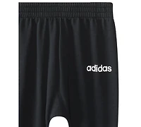 adidas Baby Boys 3-Piece Printed Long Sleeve Bodysuit, Short Bodysuit and Pants Set