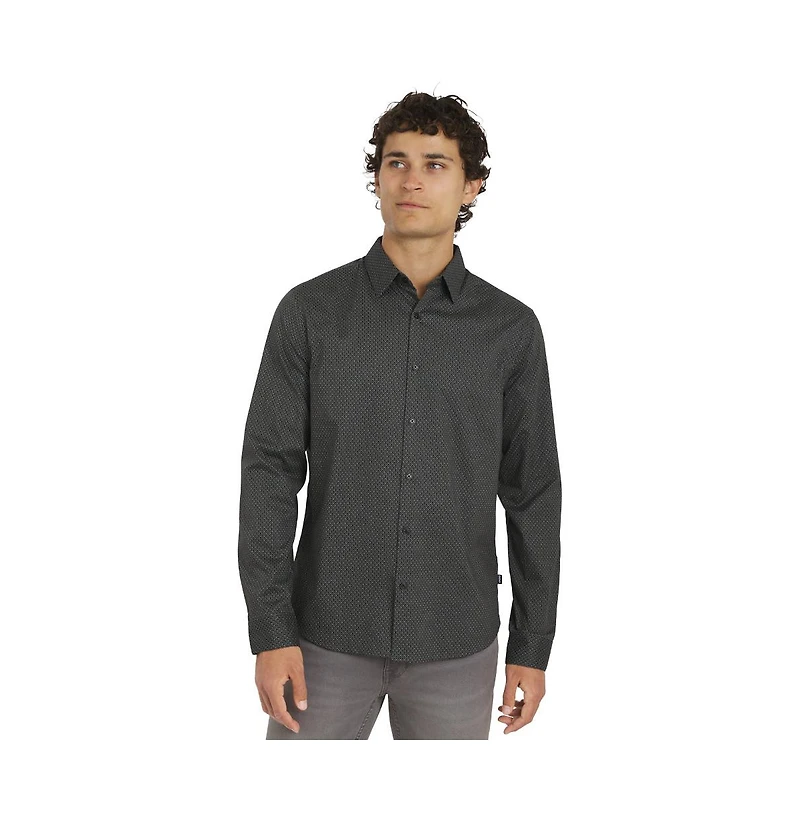 Dkny Men's Campbell Stretch Cotton Poplin Shirt