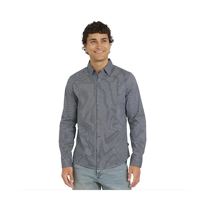 Dkny Men's Campbell Stretch Cotton Poplin Shirt