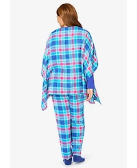 Dreams & Co. Women's 4-Piece Pajama Set