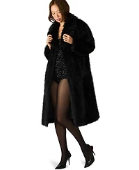 Steve Madden Women's Oversized Long Sleeves Coat