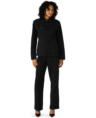 Steve Madden Women's Parc Long Sleeves Hourglass Blazer