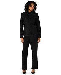 Steve Madden Women's Parc Long Sleeves Hourglass Blazer