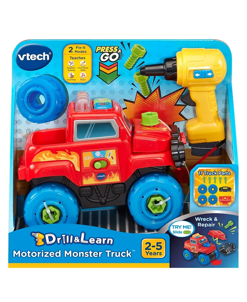 VTech Drill and Learn Monster Truck Toy