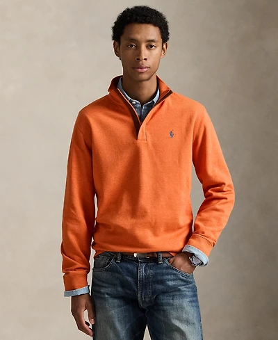 Polo Ralph Lauren Men's Luxury Jersey Quarter-Zip Pullover