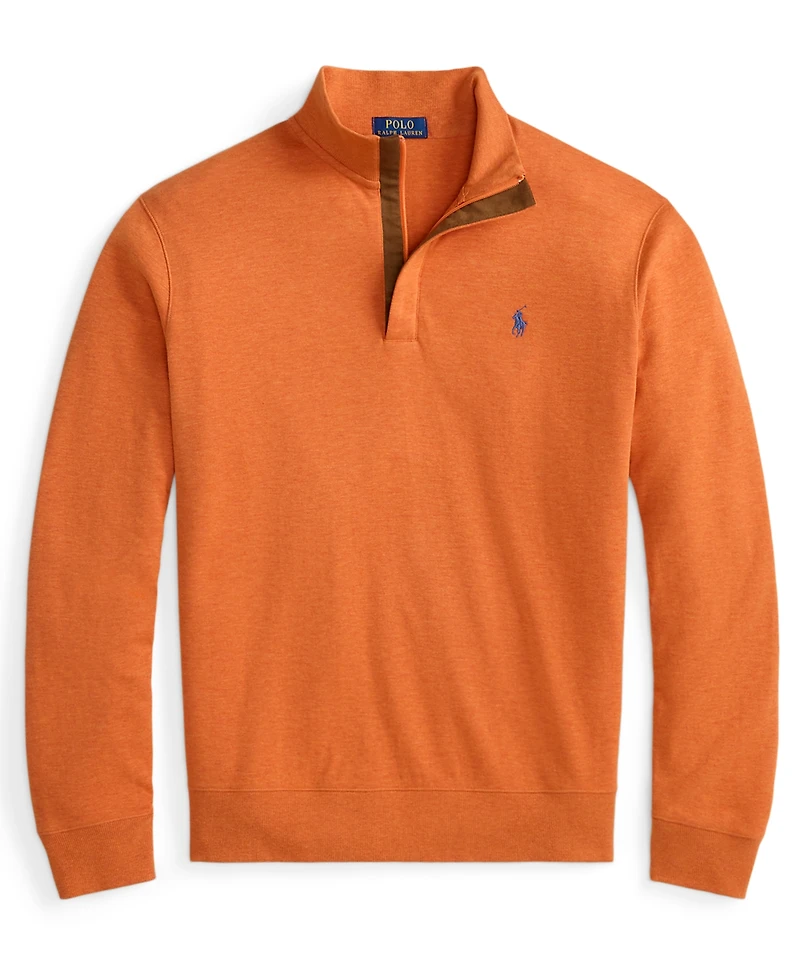 Polo Ralph Lauren Men's Luxury Jersey Quarter-Zip Pullover