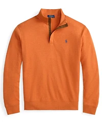 Polo Ralph Lauren Men's Luxury Jersey Quarter-Zip Pullover