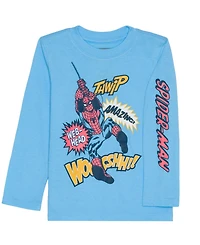 Spider-Man Boys Toddler 2T-5T Graphic Printed Long Sleeve T-Shirt
