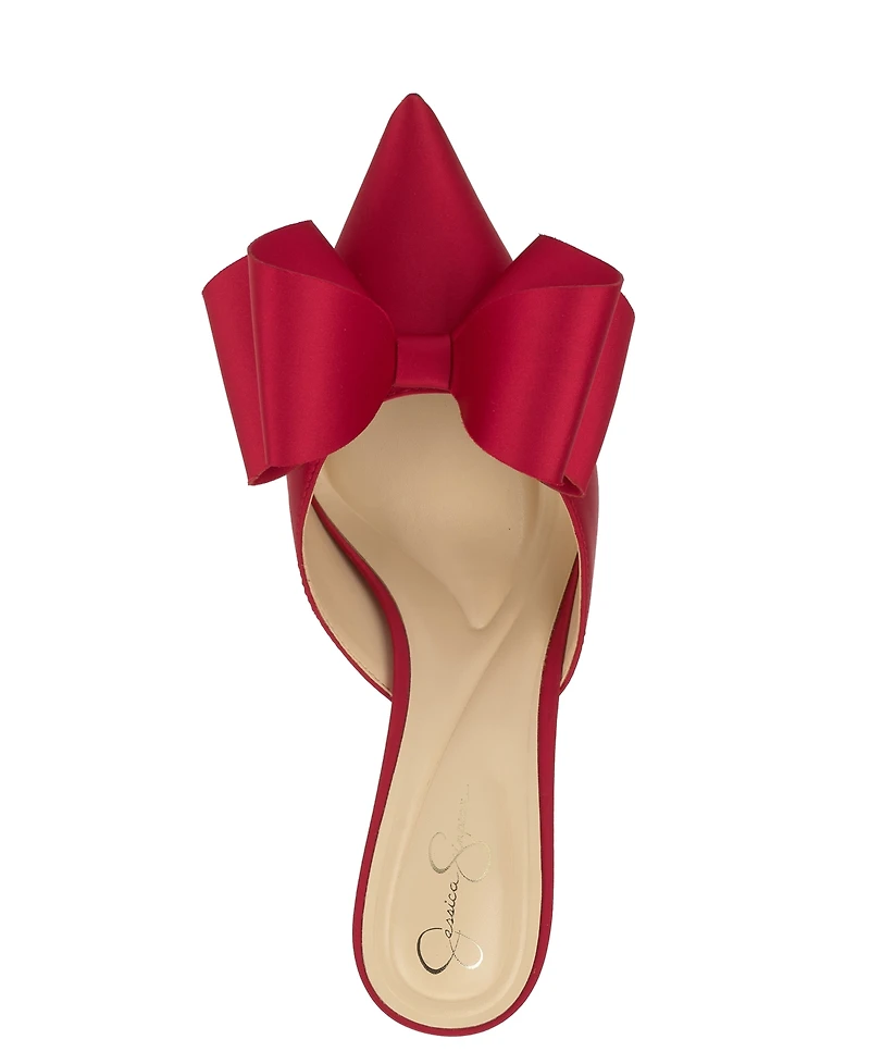 Jessica Simpson Women's Valrin Bow Stiletto Mules