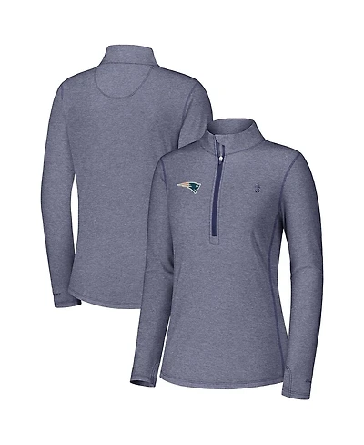 Tommy Bahama Women's Navy New England Patriots Sport Playa Vista IslandZone Quarter-Zip Jacket