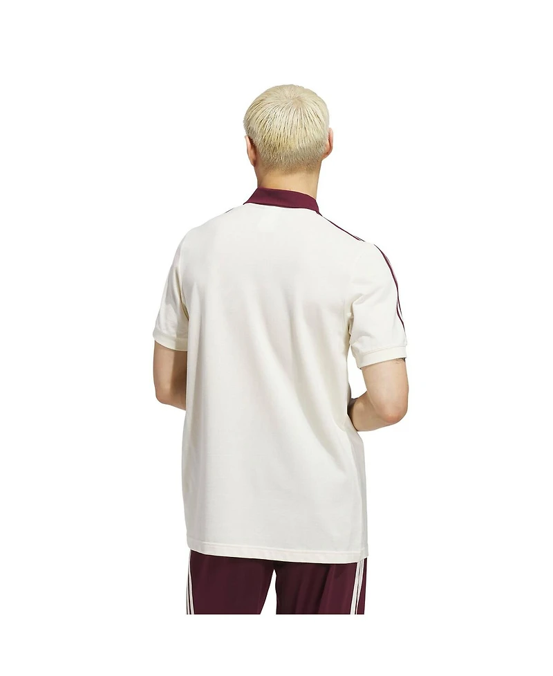 Adidas Men's Tan Texas A&M Aggies Throwback Polo Shirt