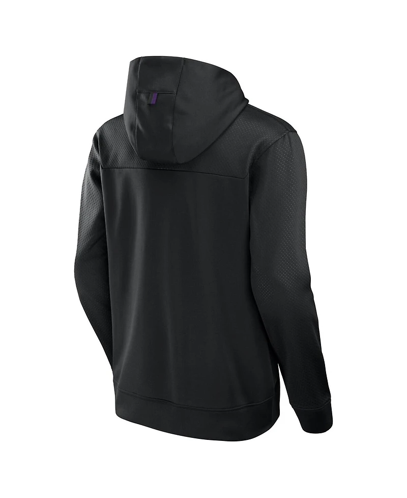 Fanatics Men's Black Phoenix Suns Reserve Defender Pullover Hoodie