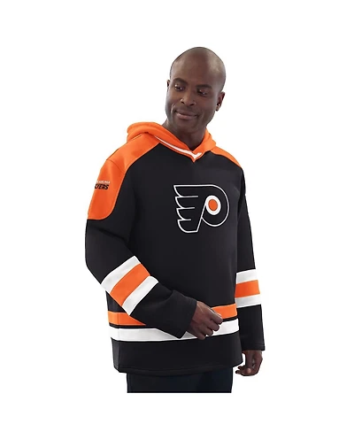 Starter Men's Orange/Black Philadelphia Flyers Hockey Pullover Hoodie
