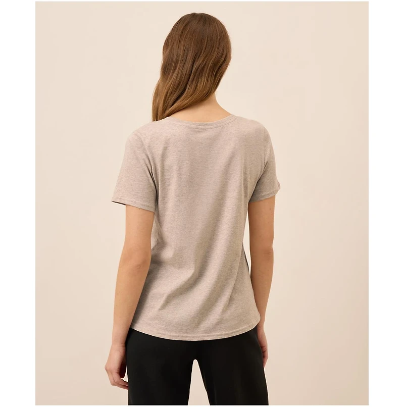Pact Women's Organic Cotton Softspun Crew Neck Tee