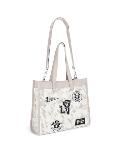 Wear by Erin Andrews Las Vegas Raiders Patch Printed Tote Bag