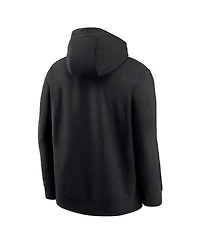 Nike Men's Black Detroit Lions Club Fleece Pullover Hoodie