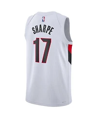 Nike Men's and Women's Shaedon Sharpe White Portland Trail Blazers Swingman Player Jersey