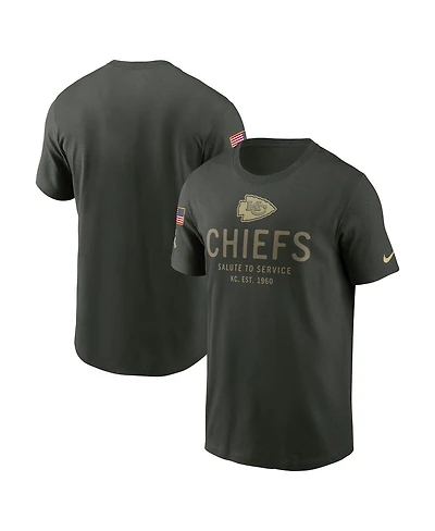 Nike Men's Forest Green Kansas City Chiefs 2025 Salute to Service Sideline Primary Edge Dri-fit T-Shirt