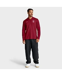 Nike Men's Crimson Stanford Cardinal One Goal Performance Half-Zip Pullover Hoodie