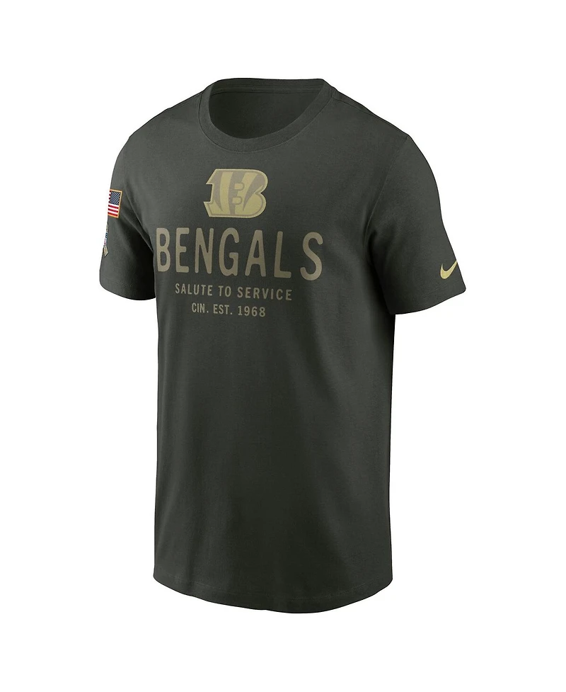 Nike Men's Forest Green Cincinnati Bengals 2025 Salute to Service Sideline Primary Edge Dri-fit T-Shirt