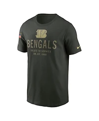Nike Men's Forest Green Cincinnati Bengals 2025 Salute to Service Sideline Primary Edge Dri-fit T-Shirt