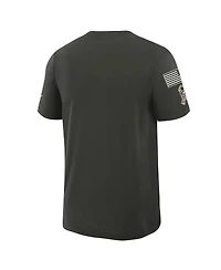 Nike Men's Forest Green Bay Packers 2025 Salute to Service Sideline Slub Dri-fit T-Shirt