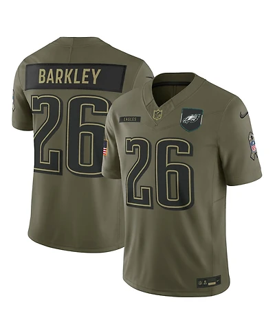 Nike Men's Saquon Barkley Olive Philadelphia Eagles 2025 Salute to Service Limited Jersey