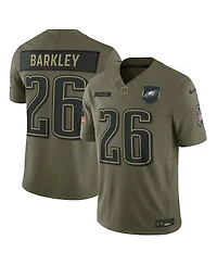 Nike Men's Saquon Barkley Olive Philadelphia Eagles 2025 Salute to Service Limited Jersey