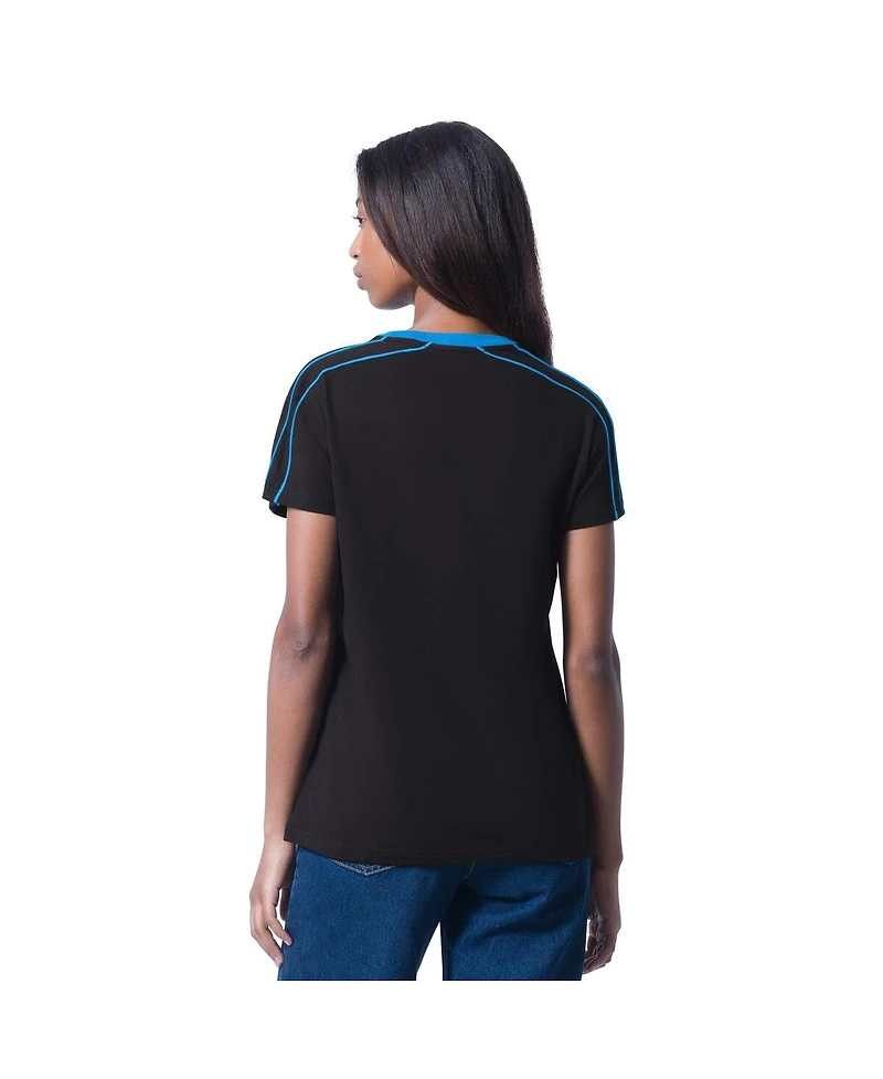 G-iii 4Her by Carl Banks Women's Black Nascar Coaching T-Shirt