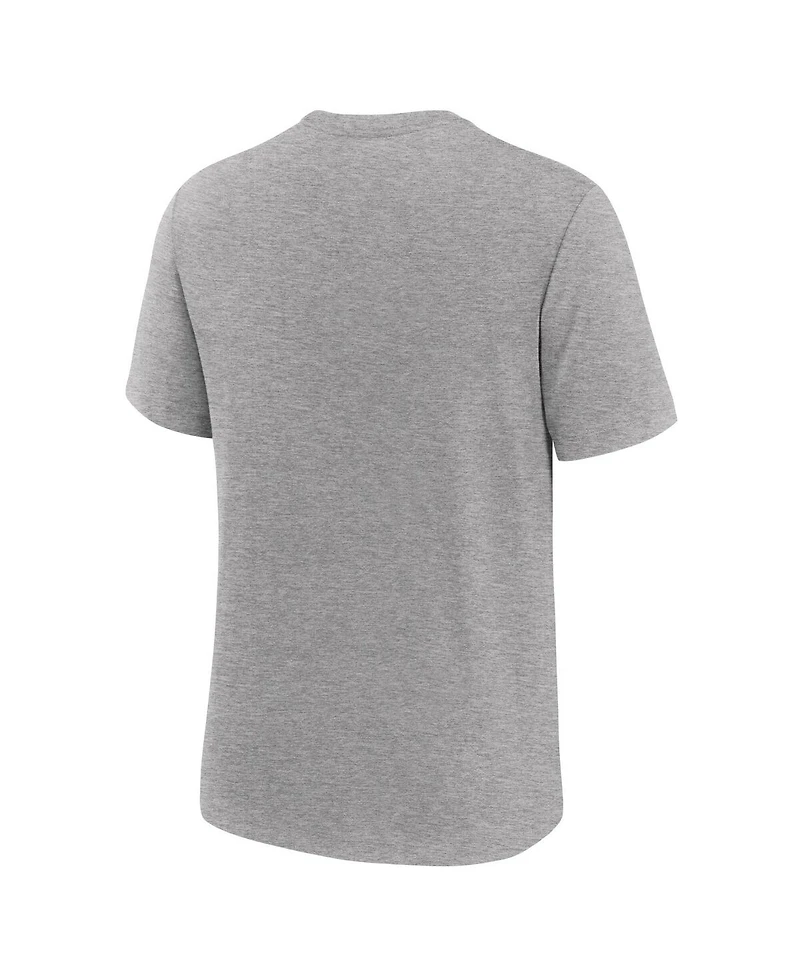 Nike Men's Malik Nabers Heather Gray New York Giants Player Graphic T-Shirt