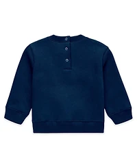 Wear by Erin Andrews Newborn 2-Piece Navy Boston Red Sox Fleece Crewneck and Pants Set