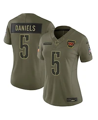 Nike Women's Jayden Daniels Olive Washington Commanders 2025 Salute to Service Limited Jersey