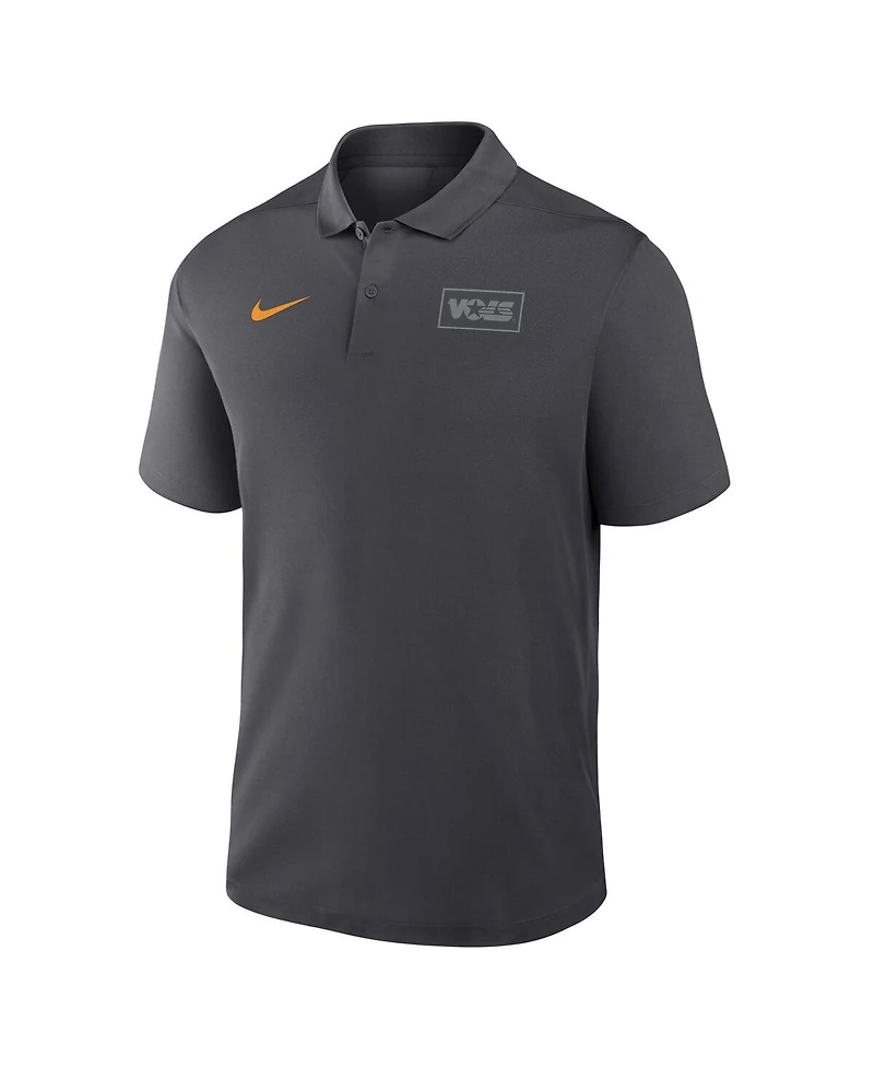 Nike Men's Smokey Gray Tennessee Volunteers Victory Dri-fit Polo Shirt