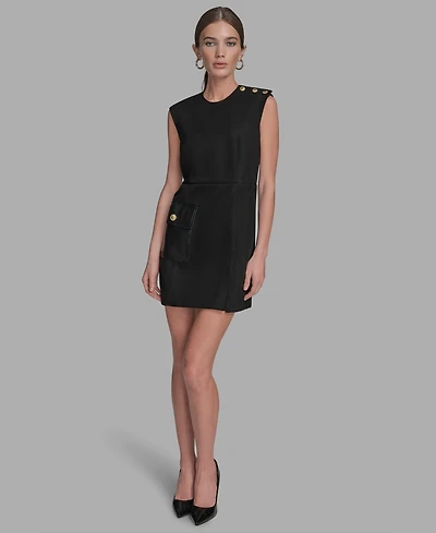 Bcbg Women's Sleeveless Short Dress
