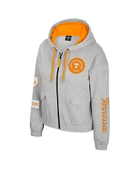 Colosseum Women's Gray Tennessee Volunteers Alfie Full-Zip Hoodie Jacket