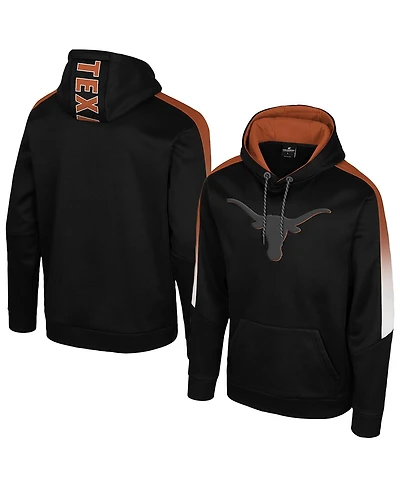 Colosseum Men's Black Texas Longhorns the Gang Blackout Hoodie