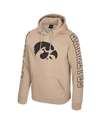 Colosseum Men's Tan Iowa Hawkeyes Big Break Raglan Hoodie