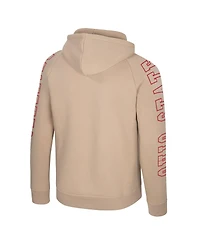 Colosseum Men's Tan Ohio State Buckeyes Big Break Raglan Hoodie
