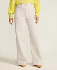 Lands' End Women's High Rise Wide Leg Corduroy Pants