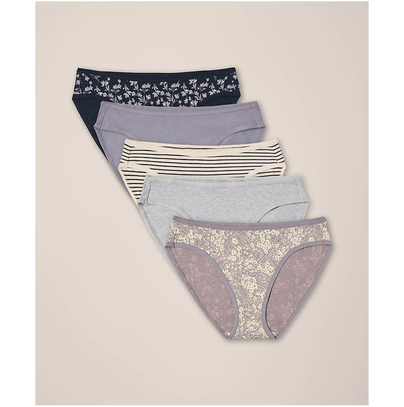 Pact Women's Everyday Classic Fit Bikini 5-Pack