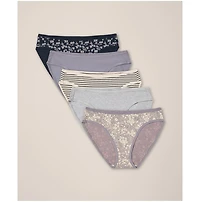 Pact Women's Everyday Classic Fit Bikini 5-Pack