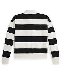 Polo Ralph Lauren Girls 7-16 Embroidered Rugby Sweatshirt